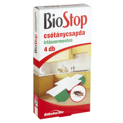 BioStop Csótánycsapda 4db-os (12db/#)