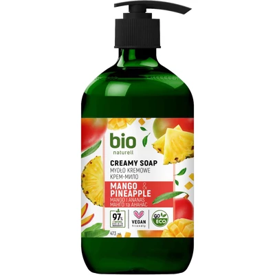 Bio Naturell folyékony krémszappan 473ml pumpás Mangó&Ananász (6db/krt)