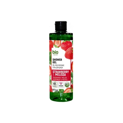 Bio Naturell krémtusfürdő 473ml Eper&melissa (6db/krt)