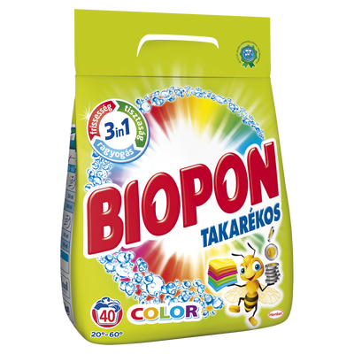 Biopon takarékos 2,8kg (40mosás) /2,1kg (35mosás) Color (5-6db/#)