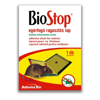 Biostop egérfogó ragasztós lap (25db/krt)