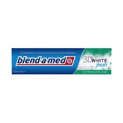 Blend-a-med fogkrém 100ml 3D White Fresh Extra Mint Kiss (24db/#)
