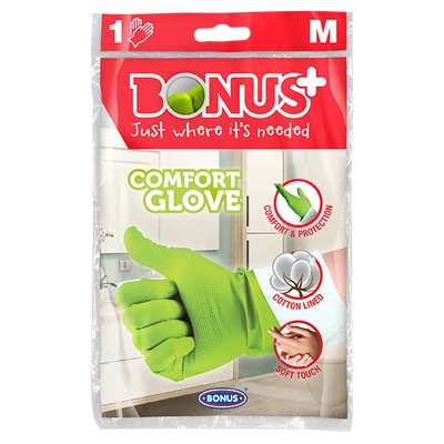 Bonus Komfort gumikesztyű M (10db/#)