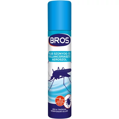 Bros szúnyog- és kullancsriasztó aeroszol 90ml (12db/krt)