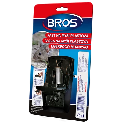 Bros egérfogó Műanyag (50db/krt)