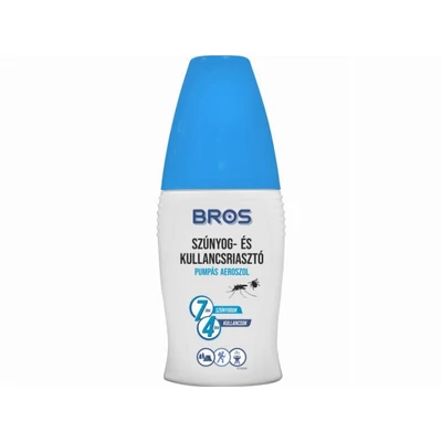Bros Plus szúnyog és kullancs riaszató pumpás 100ml (12db/krt)