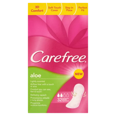 Carefree tisztasági betét 32 db-s aloe vera (10db/krt)