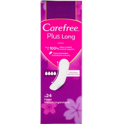 Carefree tisztasági betét 24db-os Long Plus (10db/krt)