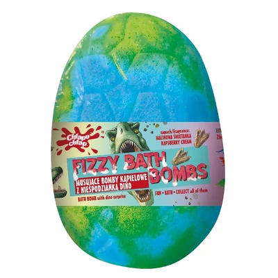 Chlapu Chlap Szikrázó dinoszaurusz tojás fürdőbomba Kóla illattal 140g (30db/krt)