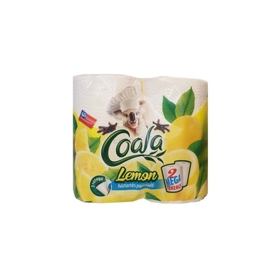 Coala kéztörlő 2rtg. 100lap Citromos (10db/#) 
