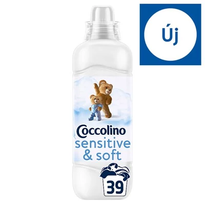 Coccolino 975ml Sensitive Pure / Soft (39mosás)(8db/#)