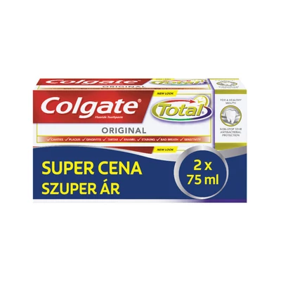 Colgate Total 2*75ml fogkrém (12db/krt)