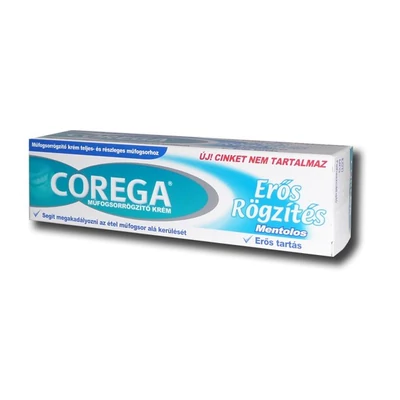 Corega műfogsorrögzítő krém 40gr Erős Frissízű (6db/#)