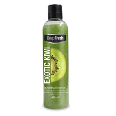 Deep Fresh tusfürdő 400ml Exfoliating-Exotic Kiwi (12db/krt)