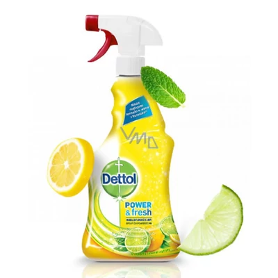 Dettol Power&Fresh Univerzális felülettisztító 500ml szf. Citrom&Lime (6db/krt)