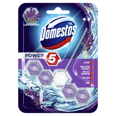 Domestos power 5 wc golyó Lavender (9db/#)