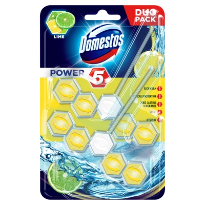 Domestos power duo 5 wc golyó Lime (7db/krt)