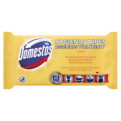 Domestos törlőkendő 60db-os Lemon (6db/#)