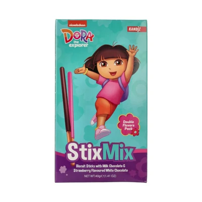 Dora the explorer ropi eper és csokoládé ízű bevonattal 40gr (16db/krt)