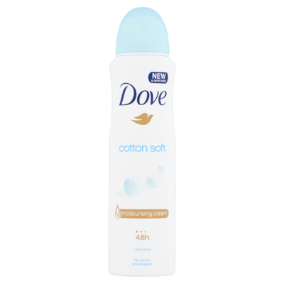 Dove dezodor 150ml Cotton Soft (6db/#)