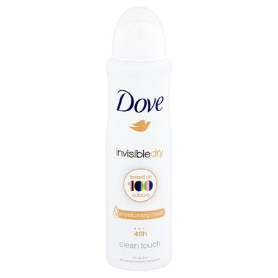 Dove dezodor 150ml Invisible Dry Clean Touch (6db/#)