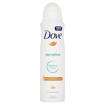 Dove dezodor 150ml Sensitive (6db/#)