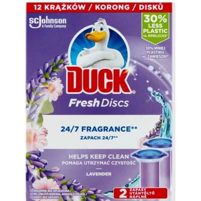 Duck wc korong ut 2*36ml Lavander (5db/krt)