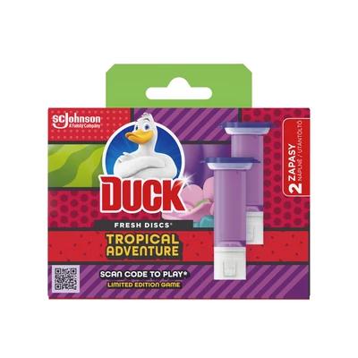 Duck wc korong ut 2*36ml Tropical Adventure (5db/krt)
