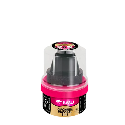 EMU Instant Shine cipőviasz krém 3az1-ben 50ml Fekete (12db/krt)