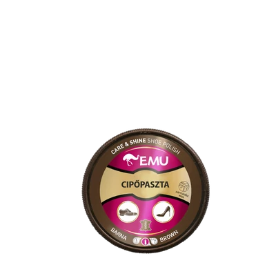 EMU cipőkrém dobozban 50ml Barna (12db/krt)