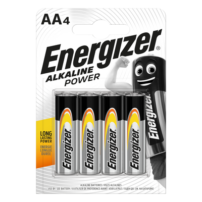 Energizer Power B4 AA 4db-os ceruza elem E91 (24db/krt)