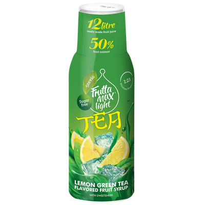 Frutta Max Bubble12 gyümölcsszörp 500ml Light Citromos Zöld Tea (8db/krt)