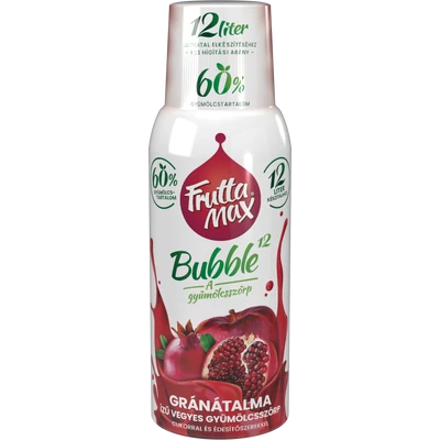 Frutta Max Bubble12 gyümölcsszörp 500ml Gránátalma (8db/krt)DRS