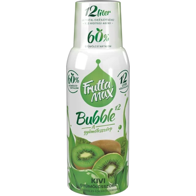 Frutta Max Bubble12 gyümölcsszörp 500ml Kiwi (8db/krt)DRS
