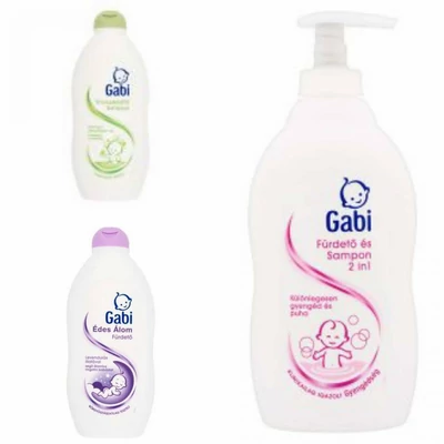 Gabi fürdető 400ml több fajta (6db/krt)