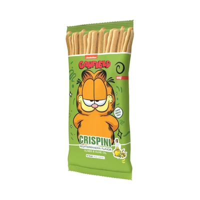Garfield Crispini Mediterranean oliva&oliva olaj 70g (24db/krt)