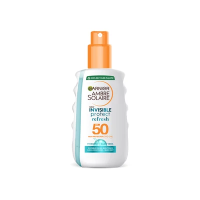 Garnier Ambre Solaire Invisible Protect Refresh napozóspray 200ml 50faktor (6db/krt)