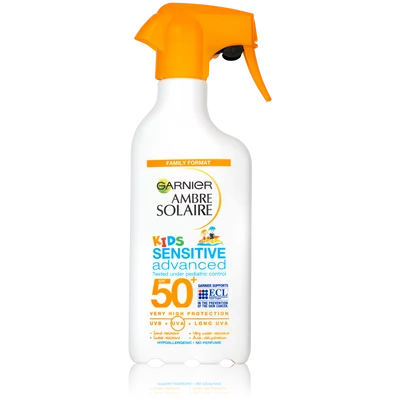 Garnier Ambre Solaire Sensitive Advanced Kids napozóspray 270ml 50+faktor (6db/krt)