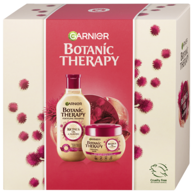 Garnier Botanic Therapy  ajándékcsomag (sampon 250ml+hajmaszk 300ml) Ricinus Oil (gyenge hajra)(6db/krt)