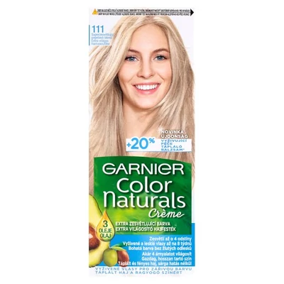 Garnier Color Naturals krémhajfesték 111 Extra világos hamvas szőke (12db/krt)