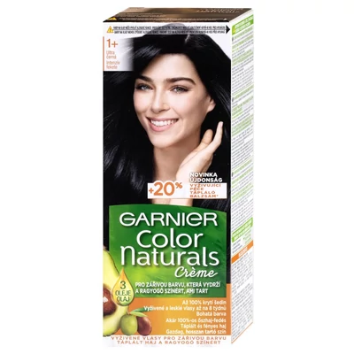 Garnier Color Naturals krémhajfesték 1+ Intenzív fekete (12db/krt)