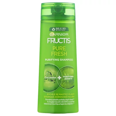 Garnier Fructis sampon 250ml Pure Fresh Gyorsan zsírosodó hajra (12db/krt)