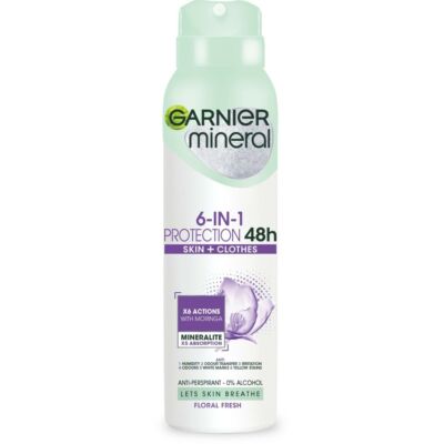Garnier Mineral Deo 150ml Protect6 Floral Fresh (6db/krt)