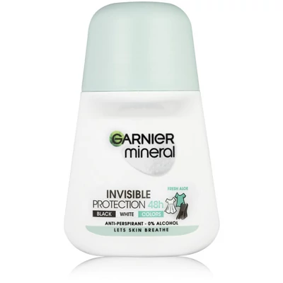 Garnier Mineral Roll on 50ml Invisible Black&White Fresh Aloe (6db/krt)