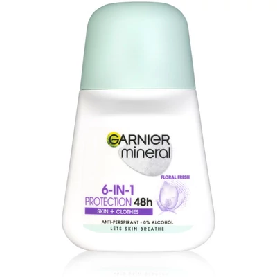 Garnier Mineral Roll on 50ml Protect6 Floral Fresh (6db/krt)