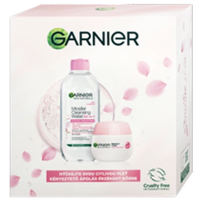 Garnier Rose Box ajándékcsomag (arckrém 50ml+micellás víz 400ml)(6db/krt)