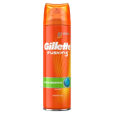 Gillette Fusion borotvagél 200ml Ultra Sensitive 