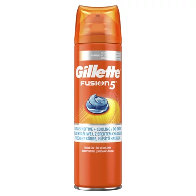 Gillette Fusion borotvagél 200ml Ultra sensitive&Cooling (6db/#)