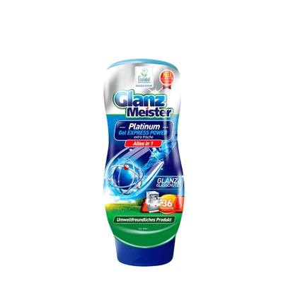 Glanz Meister Platinum gél mosogatógéphez 720ml Eco label (6db/krt)