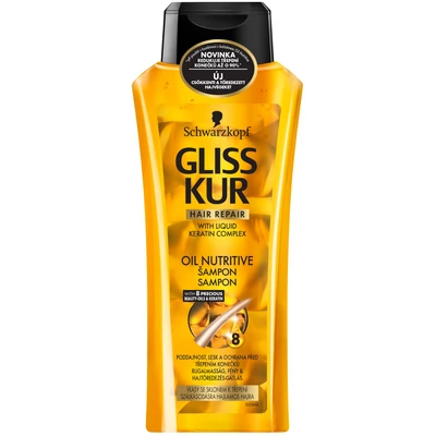GlissKur sampon 250ml Oil Nutritive/Tápláló olaj (12db/#)